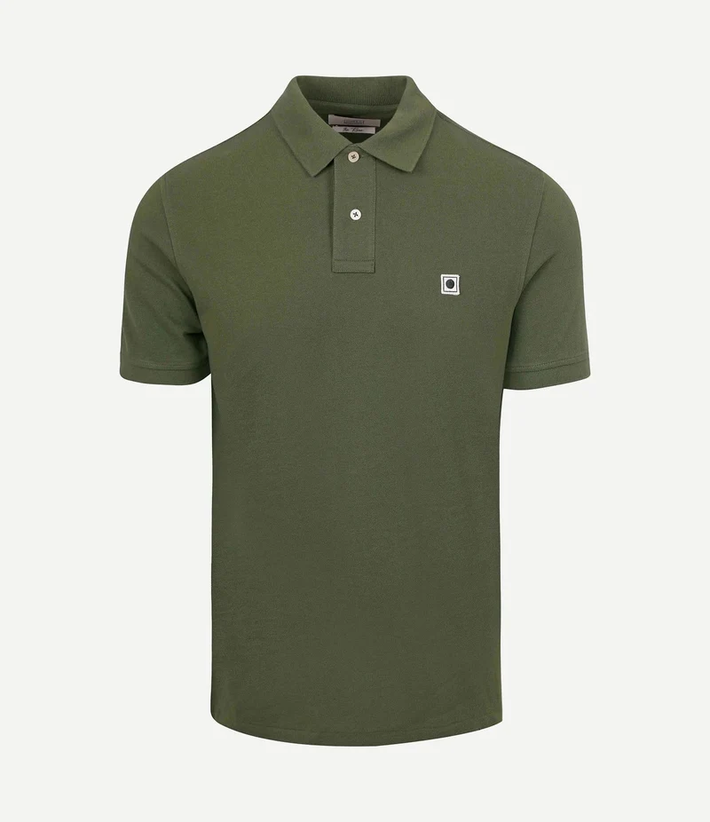 The rene poloshirt olijfgroen