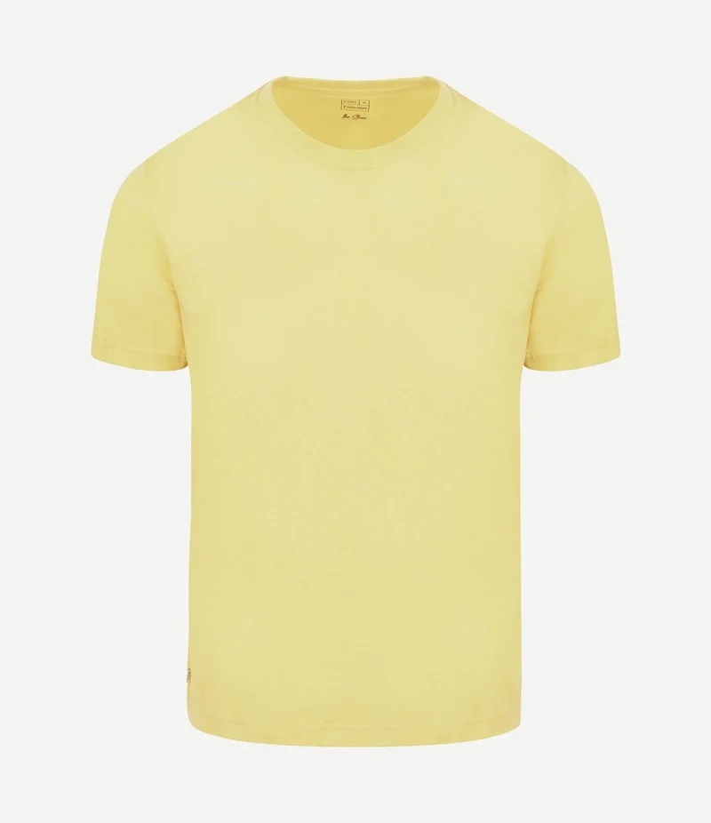 The steve t-shirt lichtgeel