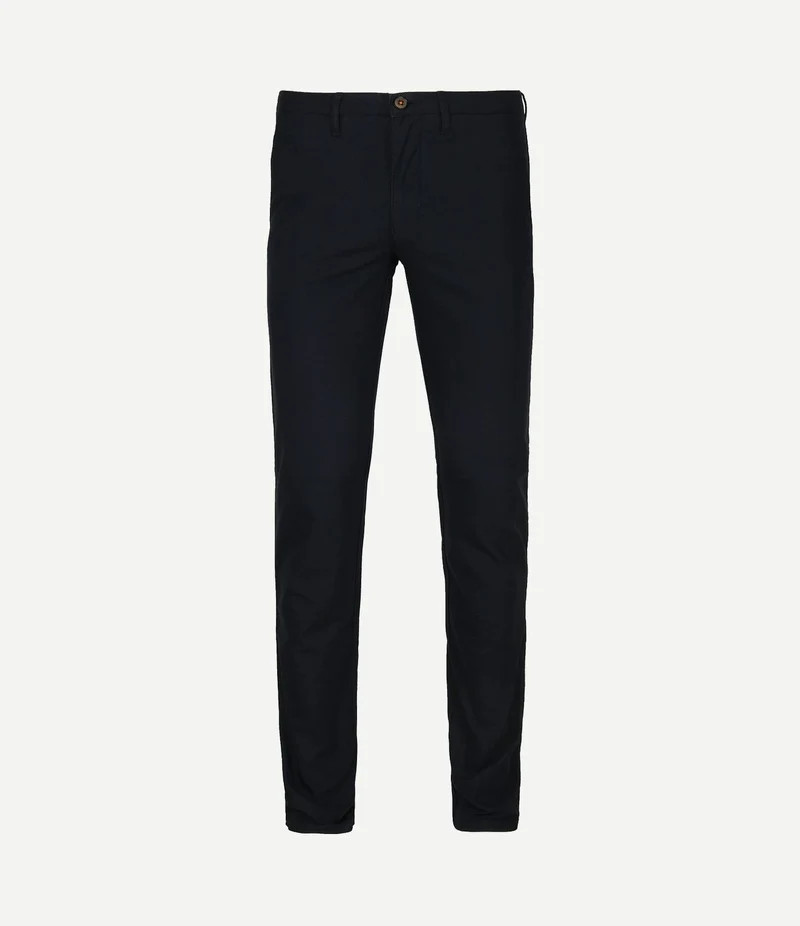 Chino dessin donkerblauw