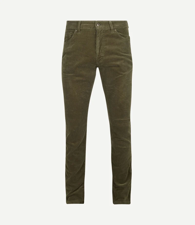 Corduroy broek johnson groen