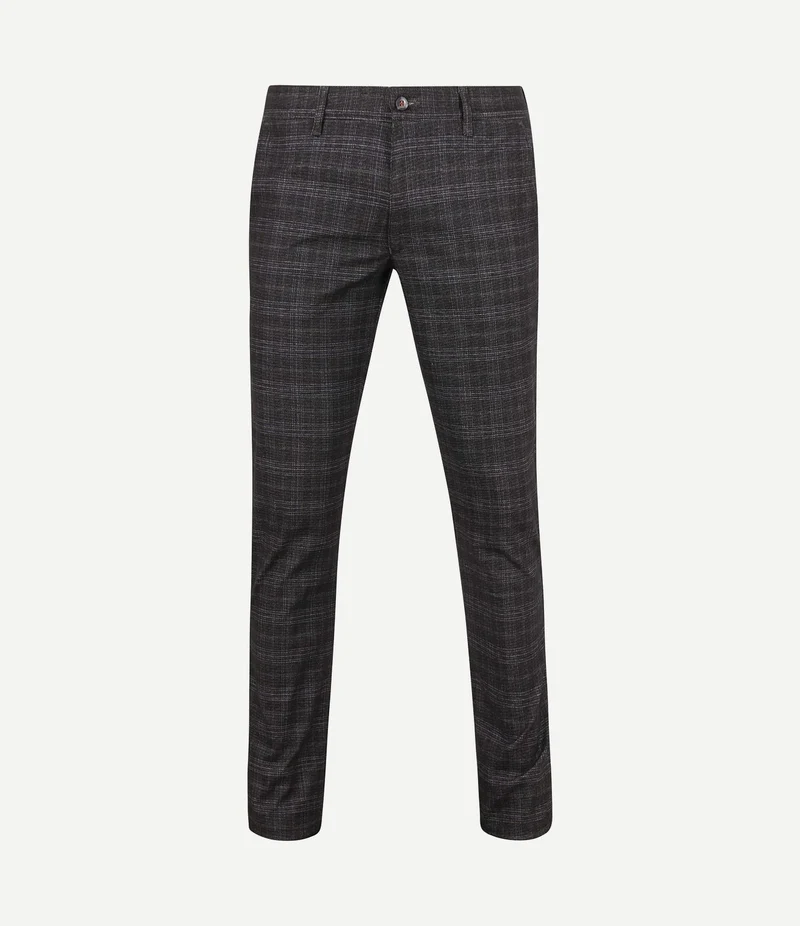Chino Pico ruiten antraciet