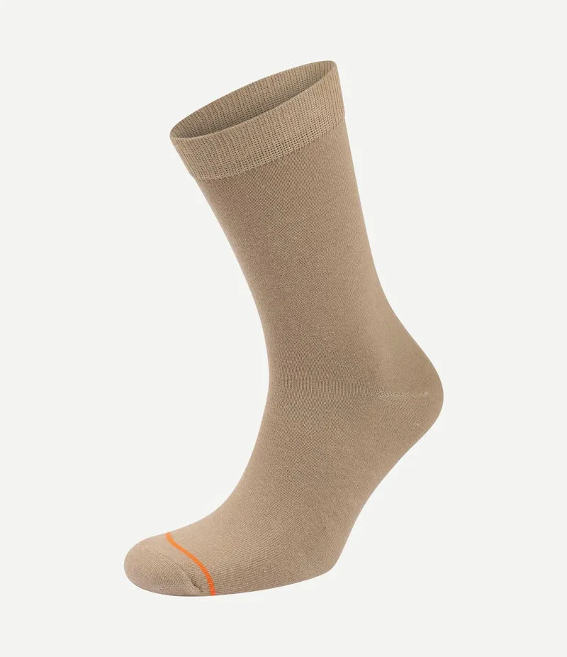 Sokken bio taupe