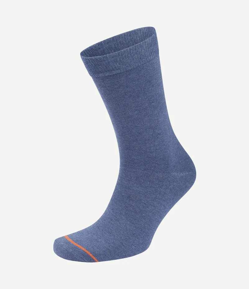Sokken bio indigo blauw