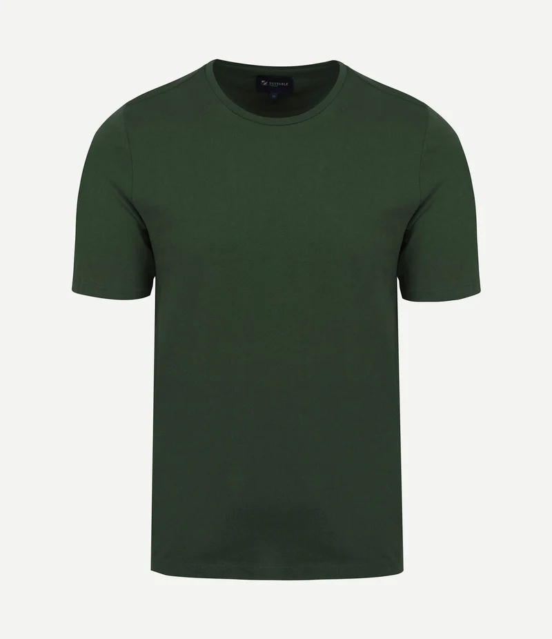 Respect t-shirt Jim donkergroen
