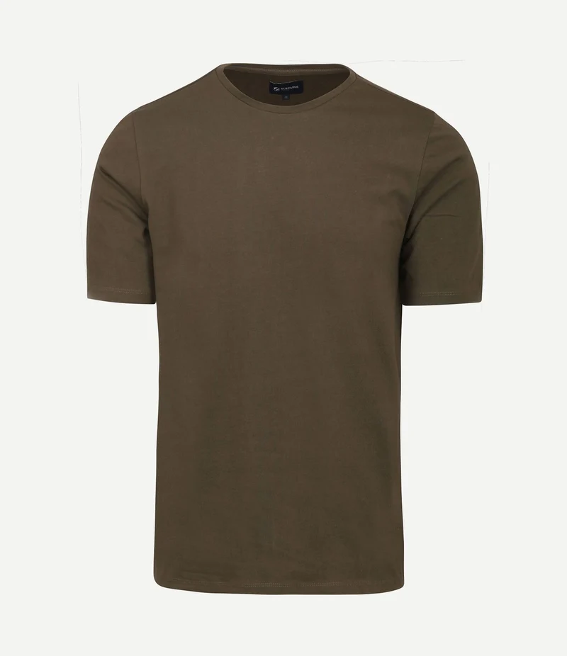 Respect t-shirt Jim olijf groen