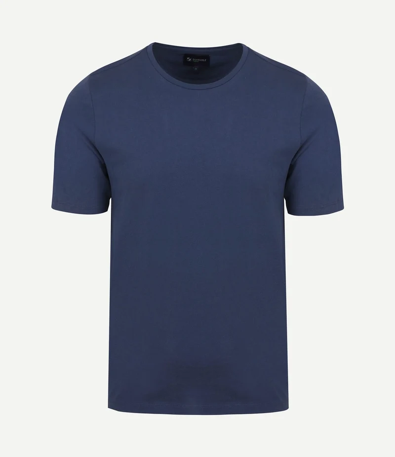 Respect t-shirt Jim denim blauw