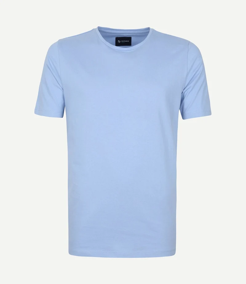 Respect t-shirt Jim lichtblauw