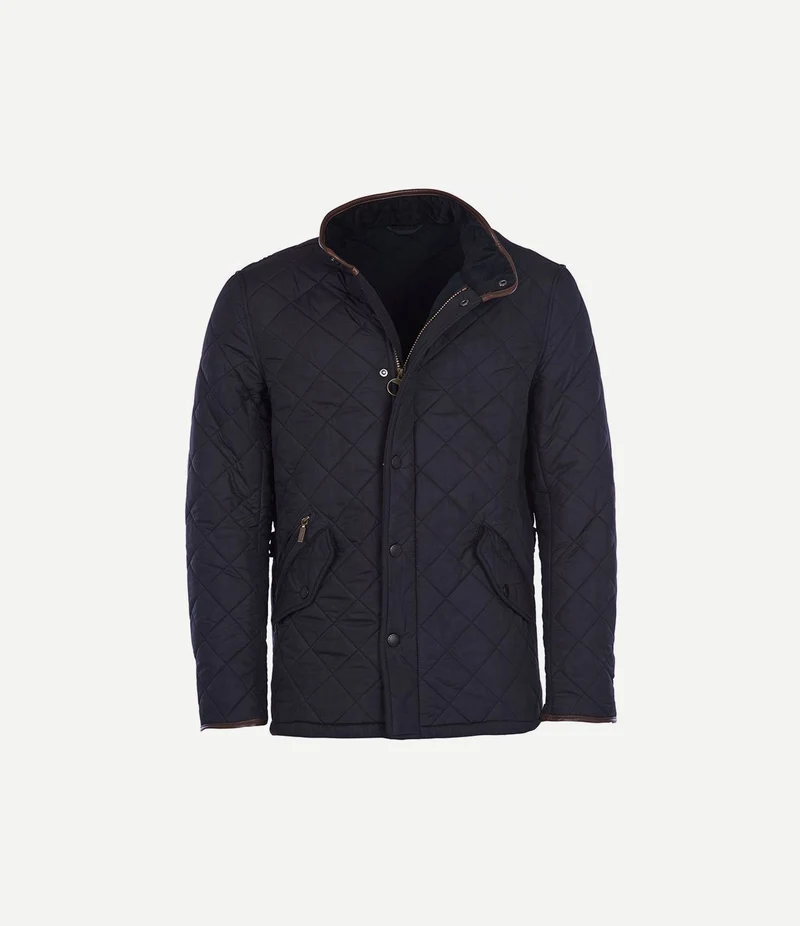 Quilted jas powell donkerblauw