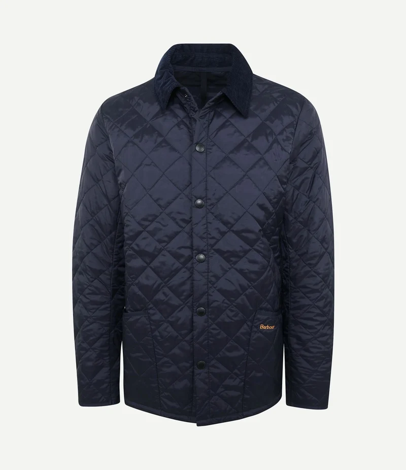Heritage Liddesdale quilted jas donkerblauw