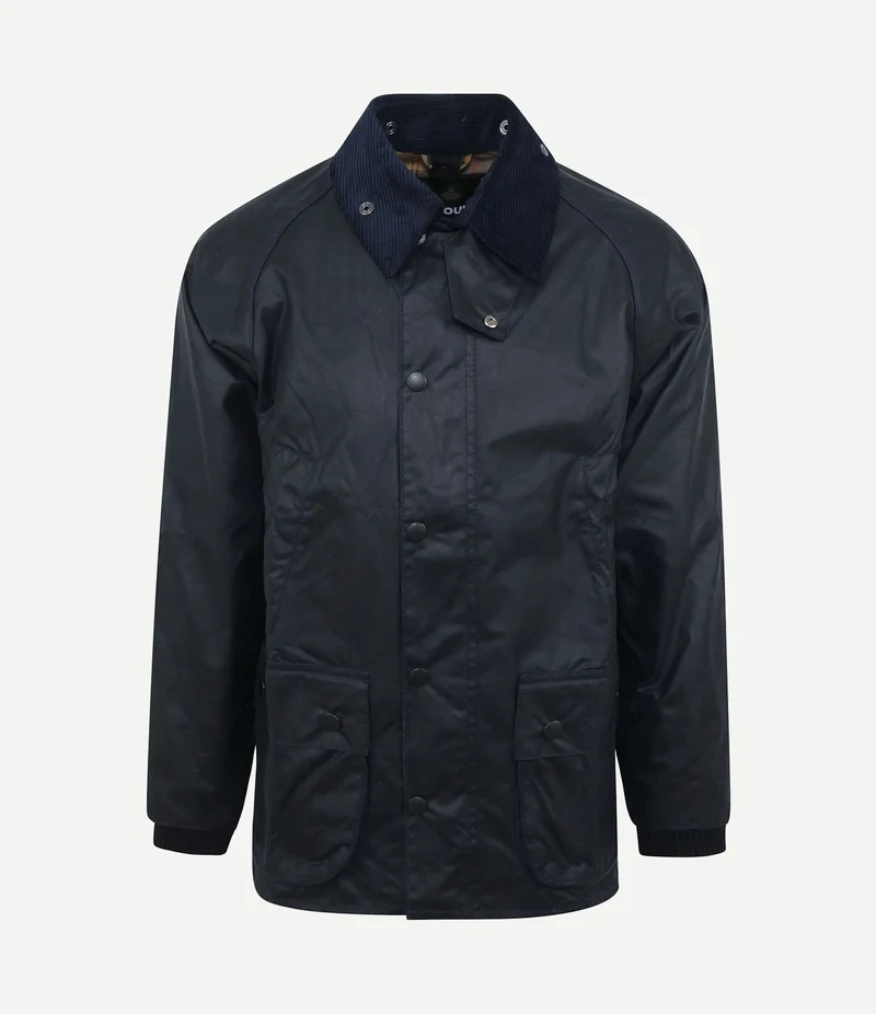Bedale wax jas donkerblauw