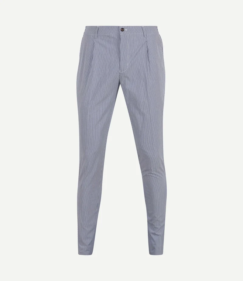 Chino strepen blauw