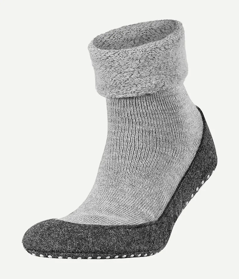 Falke cosyshoe sloffen lichtgrijs