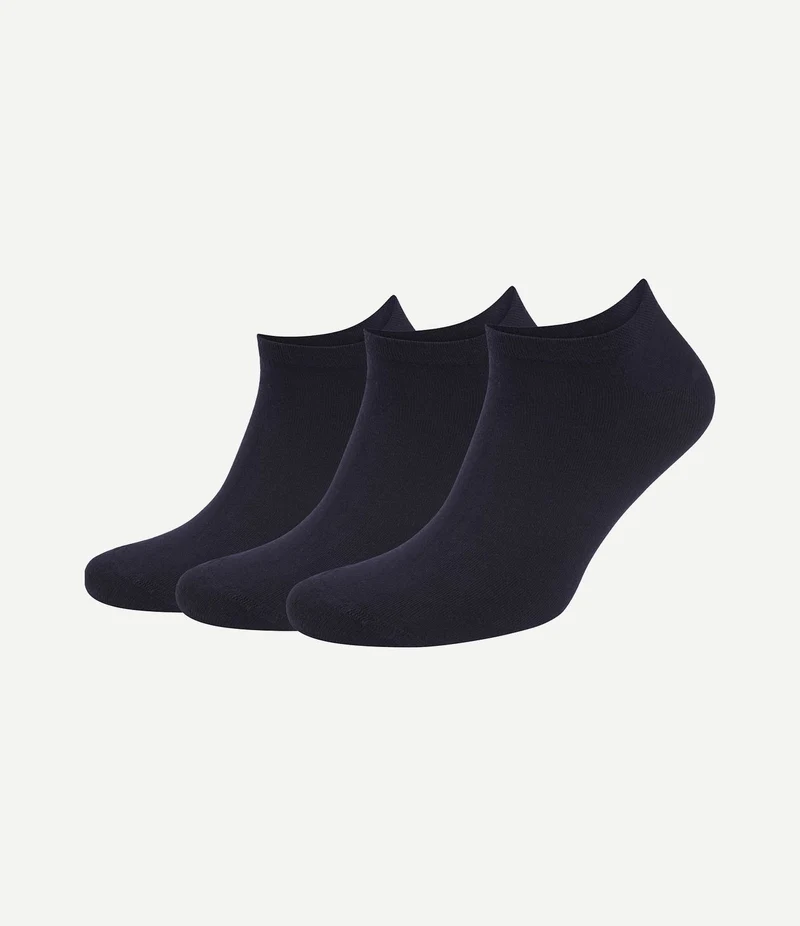 Enkelsokken (3-pack) donkerblauw