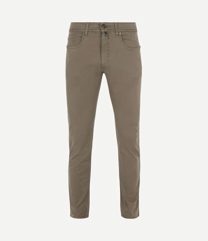 Broek Lyon tapered taupe