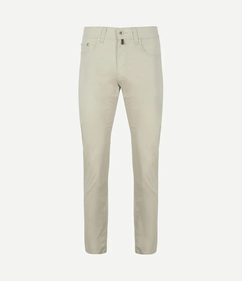 Broek Lyon tapered ecru
