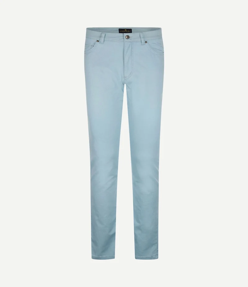 Broek johnson lichtblauw