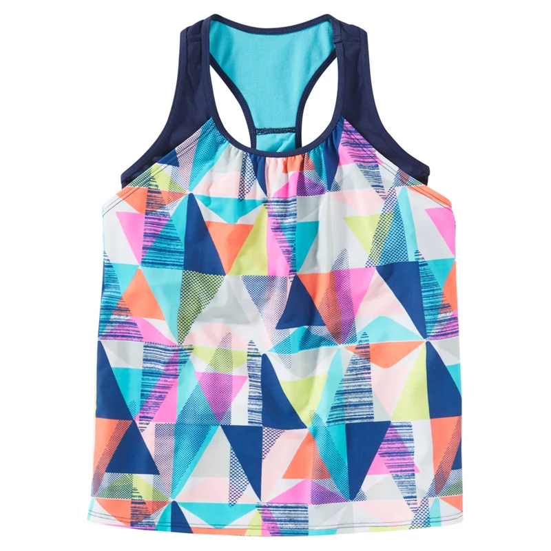 TYR Jigsaw Ava Girls 2 in 1 Tank