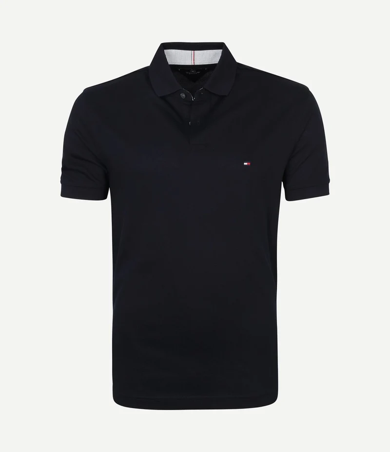 Poloshirt regular donkerblauw