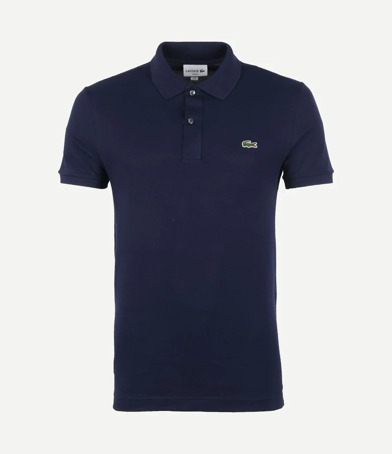 Poloshirt pique donkerblauw