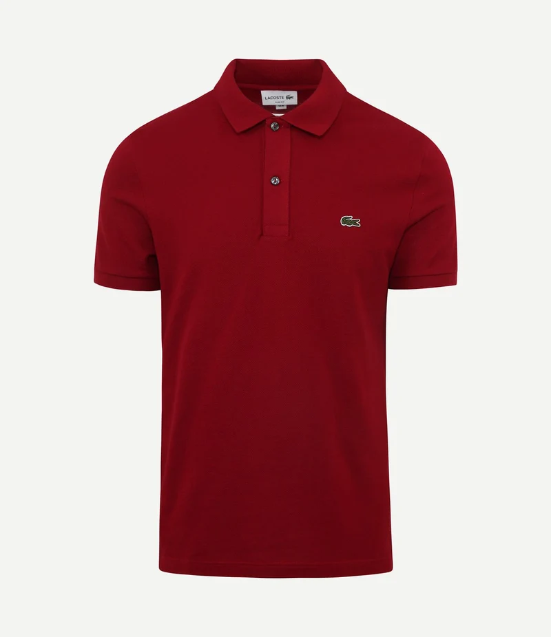 Poloshirt pique bordeaux