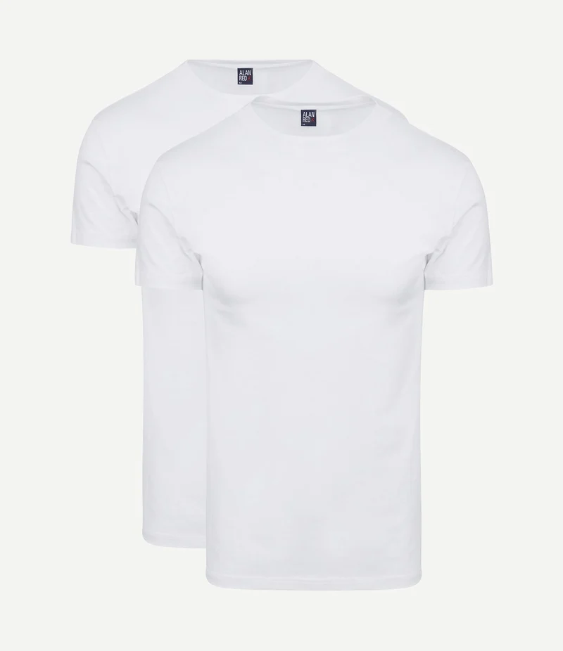 Oakville t-shirt wit (2-pack)