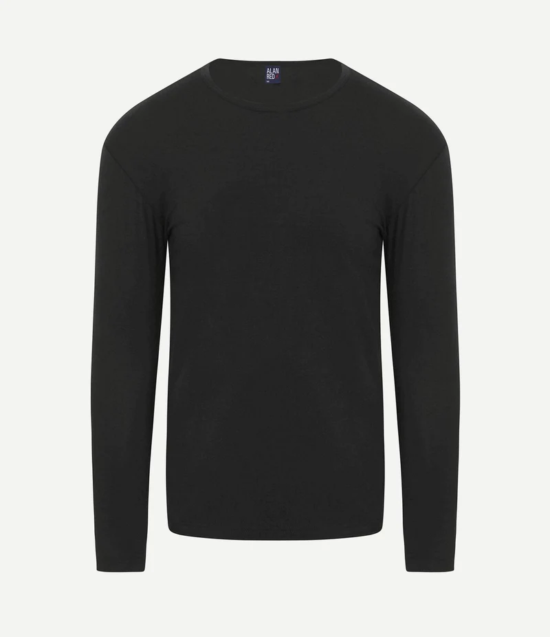 Olbia longsleeve t-shirt zwart