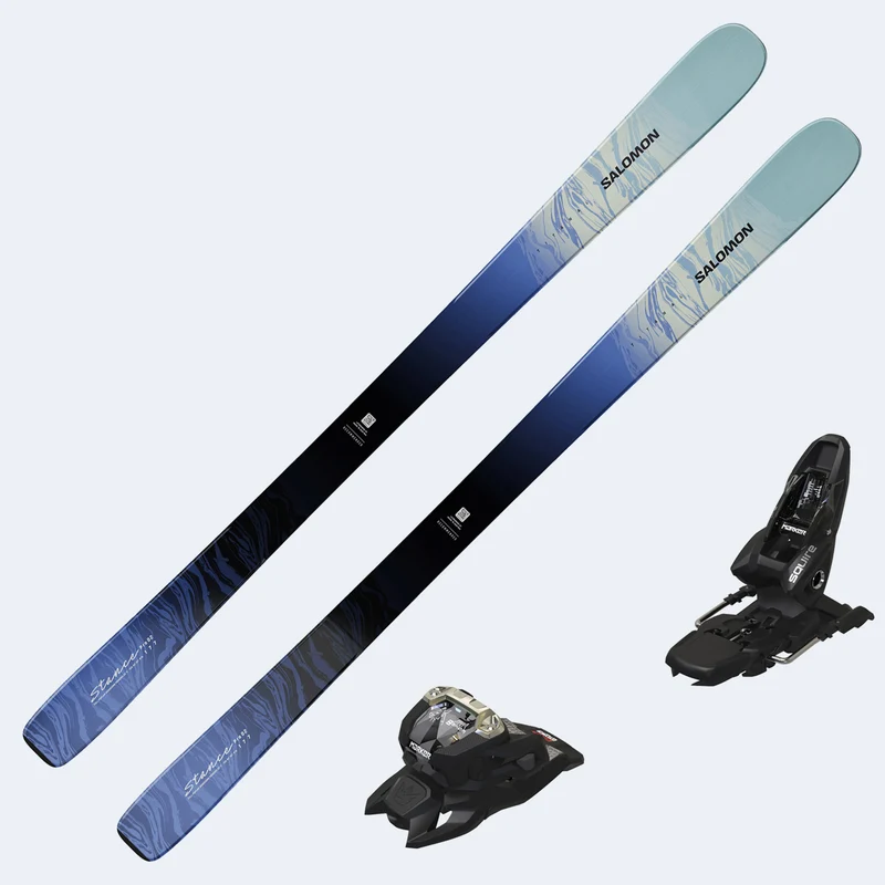 2027 Salomon Stance Pro 82 Women's Skis with Marker Squire 11 Bindings