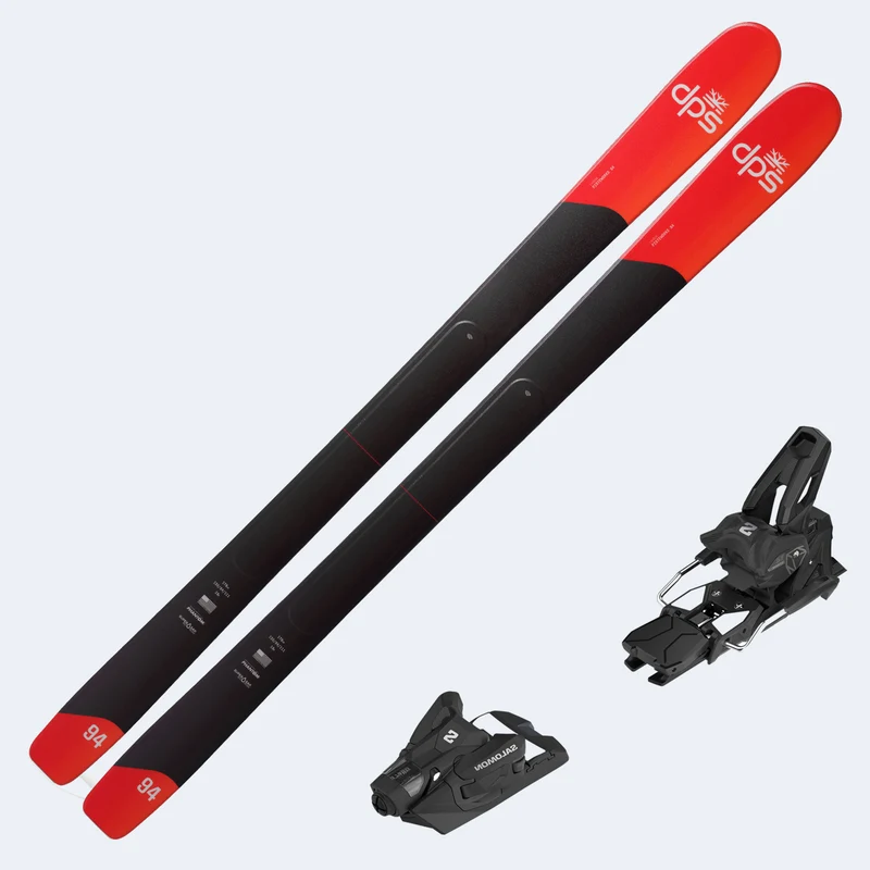 2027 DPS Pisteworks 94 Skis with Salomon Strive 14 GW Bindings