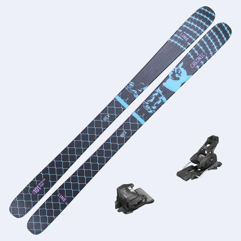 2026 Line Chronic 101 Skis with Tyrolia Attack 14 GW Bindings