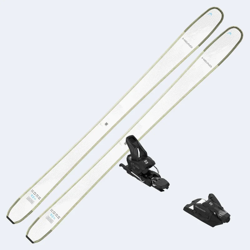 2026 Head Kore 93 Ti Women's Skis with Salomon Strive 12 Bindings