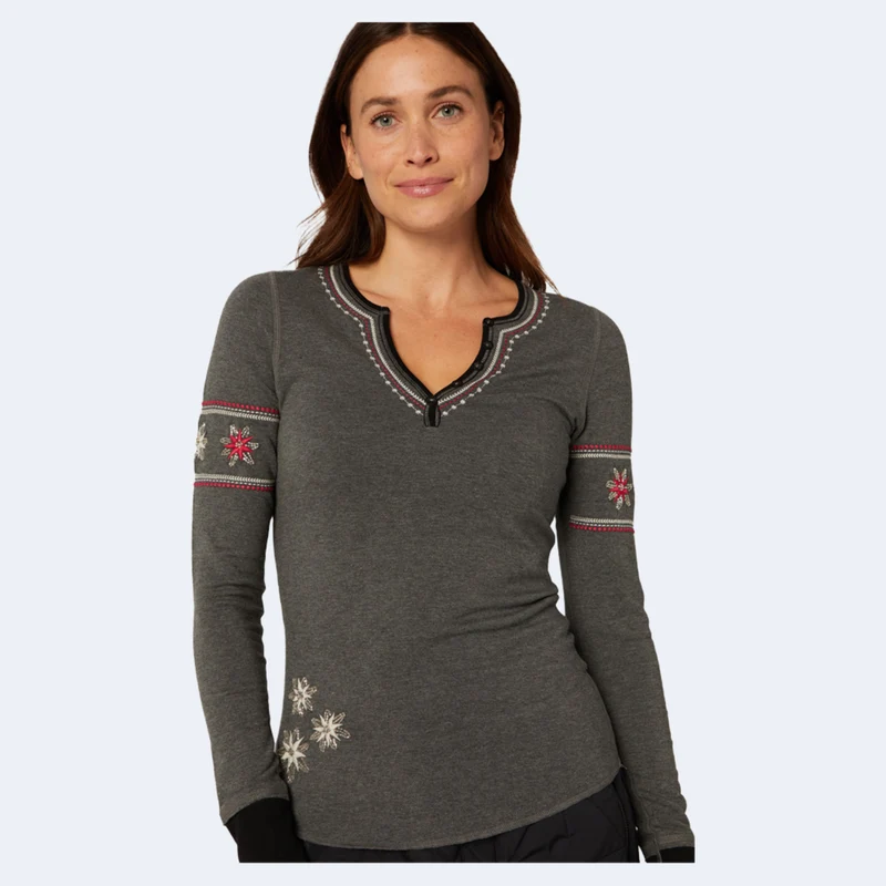 Alp N Rock Les Apres Women's Henley Shirt