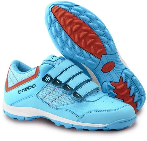 bf1008e brabo velcro shoe l.blue/or