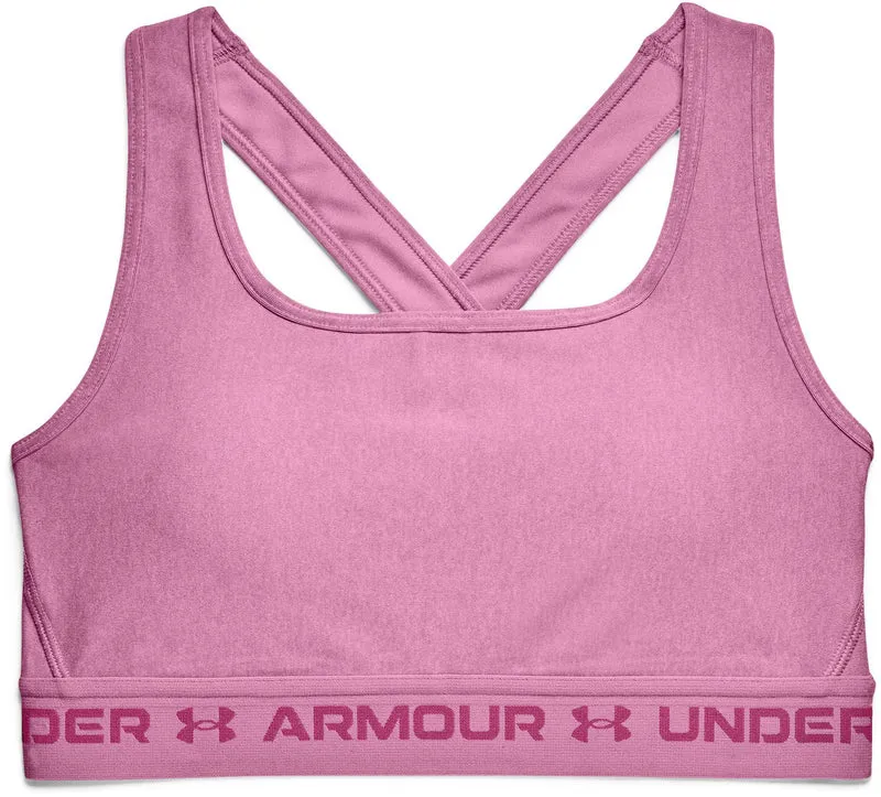 UA Crossback Mid Heather Bra