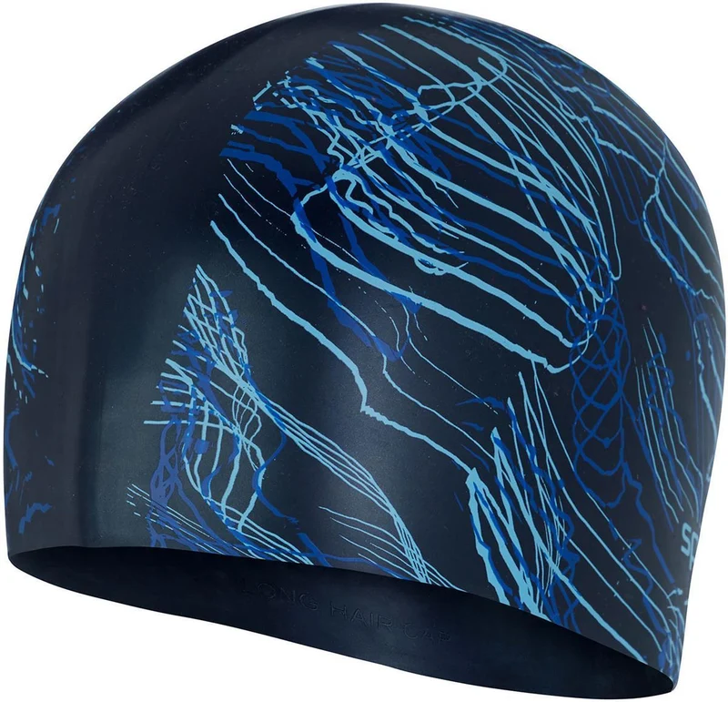 Long Hair Print Cap Bla/pur P6