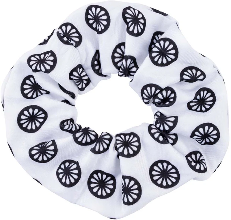 hair scrunchie - white