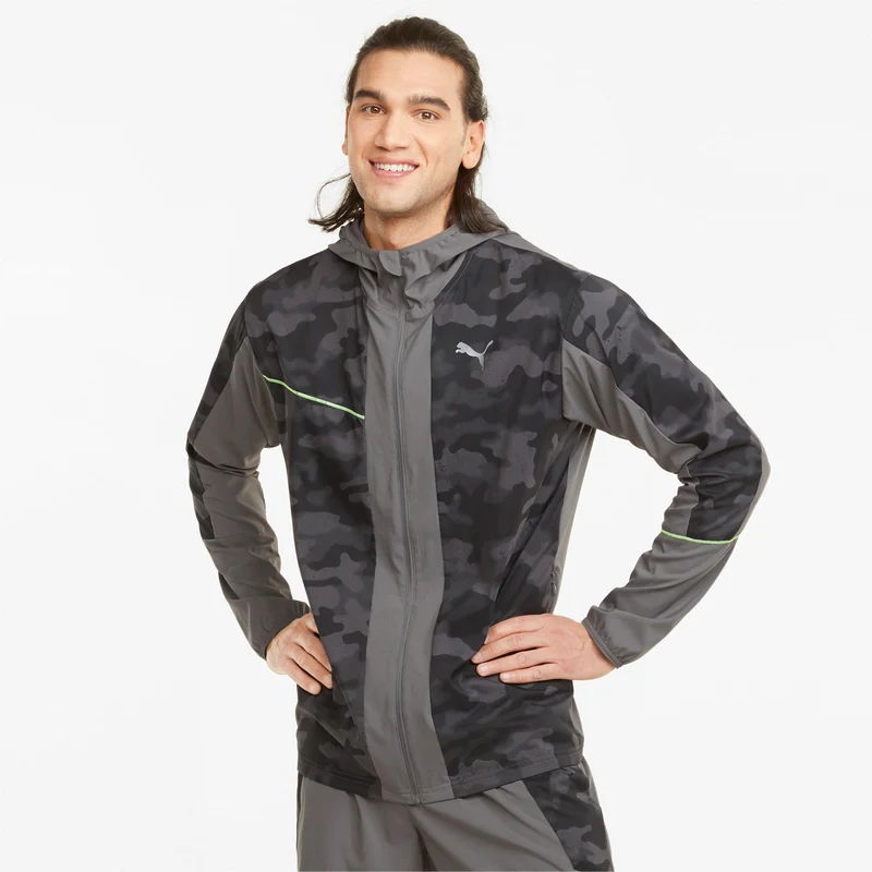 Run Graphic Hooded Jacket