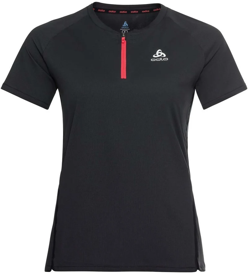 T-shirt Crew Neck S/s 1/2 Zip Axalp Trai