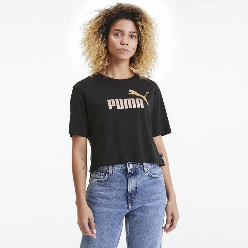 ess metallic cropped tee