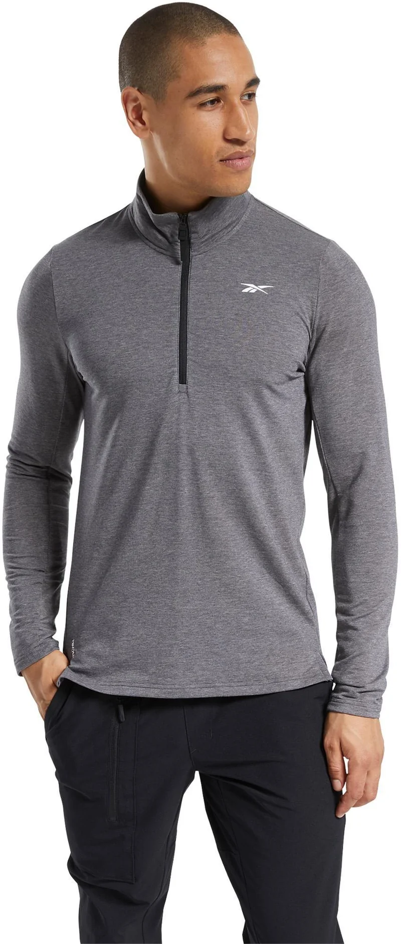 Ts Ac+cotton 1/4 Zip