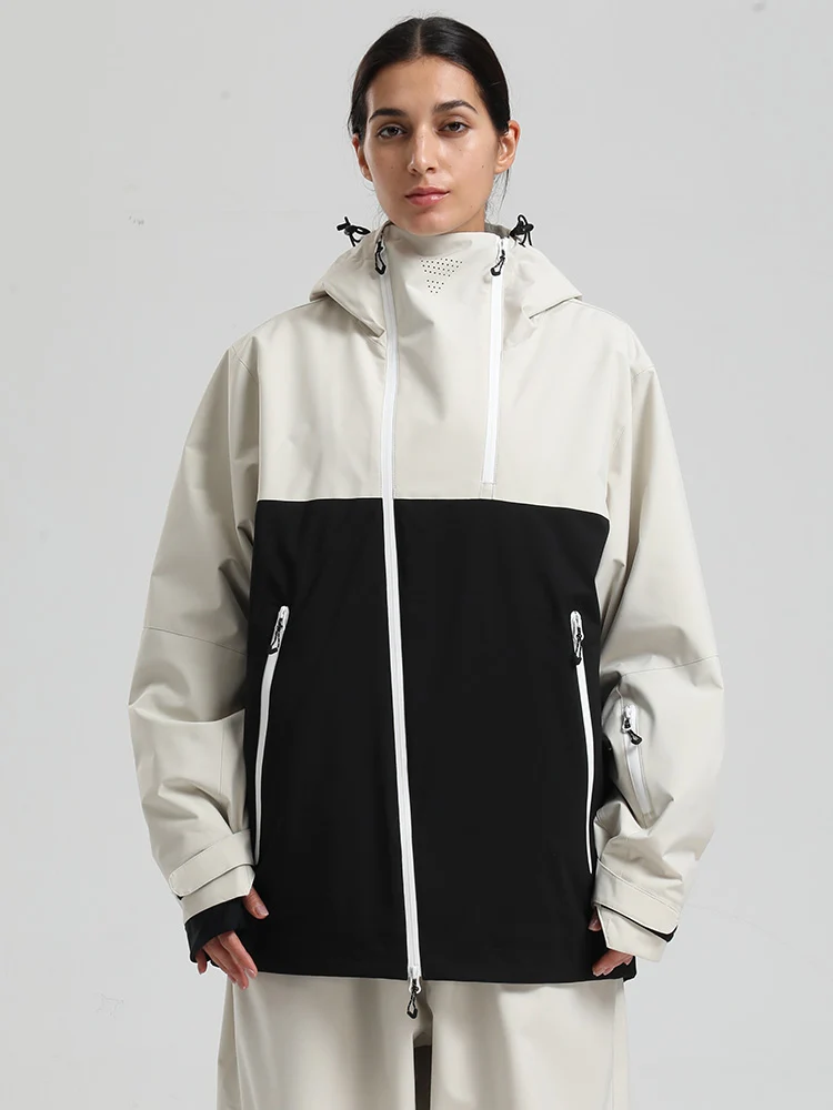 Women's Gsou Snow HyperDrive All-Season Color Block Mountain Cargo Snow Jacket